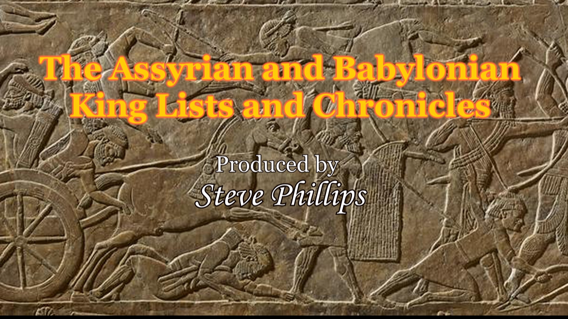 Assyrian and Babylonian King Lists